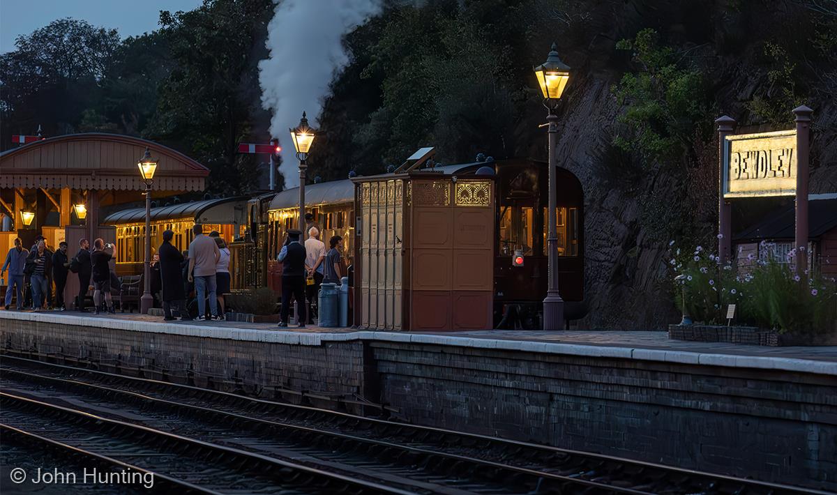 Bewdley Station Catches the Last Rays of the Sun by John Hunting