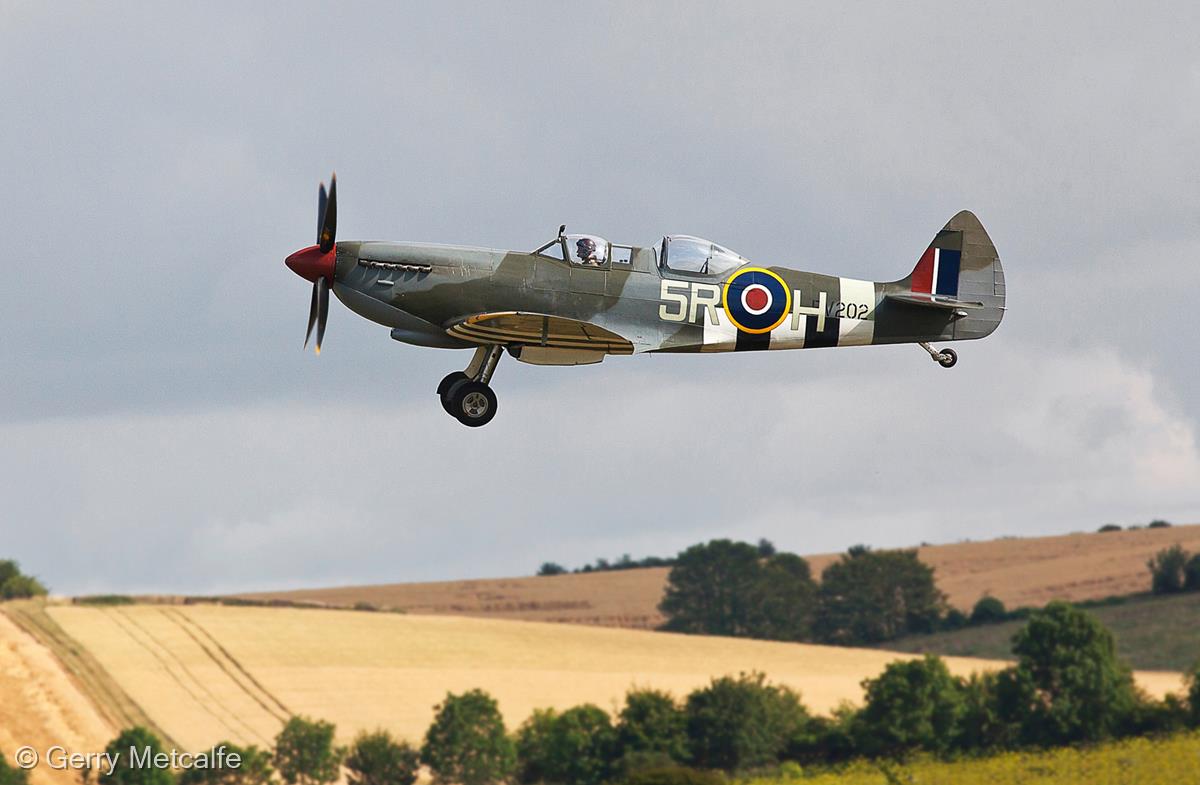 Spitfire Take-off by Gerry Metcalfe