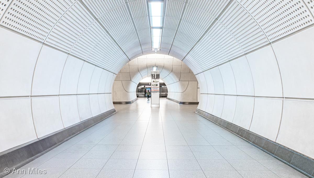Elizabeth Line Station by Ann Miles