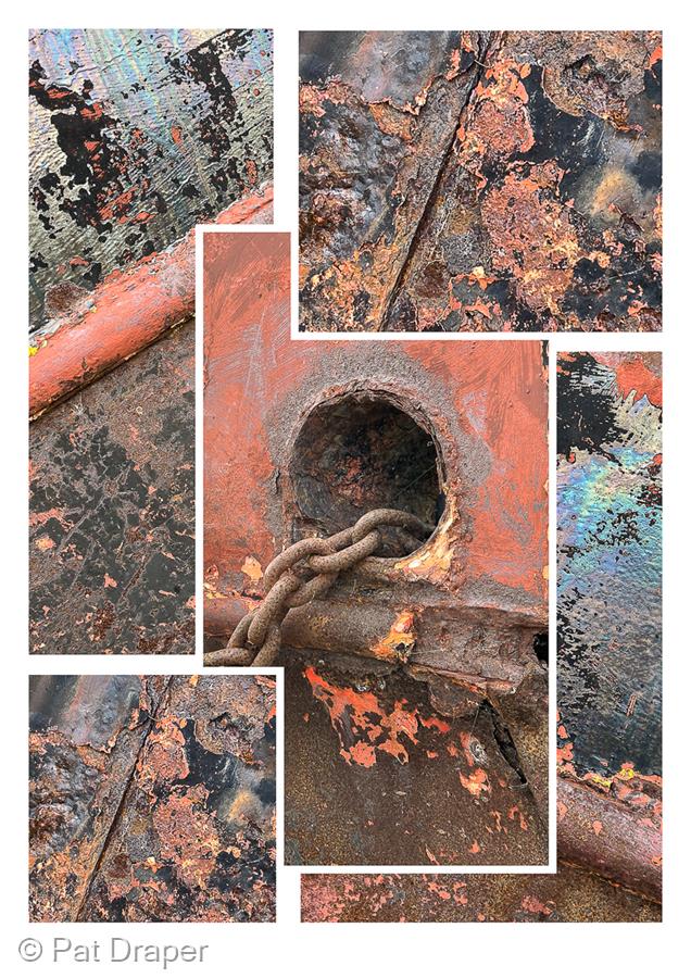 Montage of Rusting Hulk Details by Pat Draper
