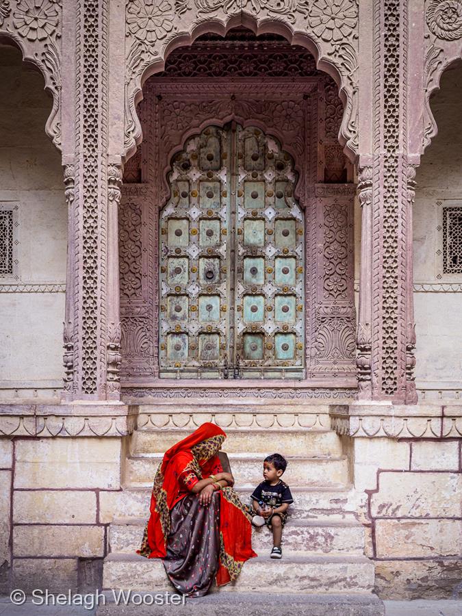 Quiet Moment at the Mehrangarh Fort, Jodhpur by Shelagh Wooster