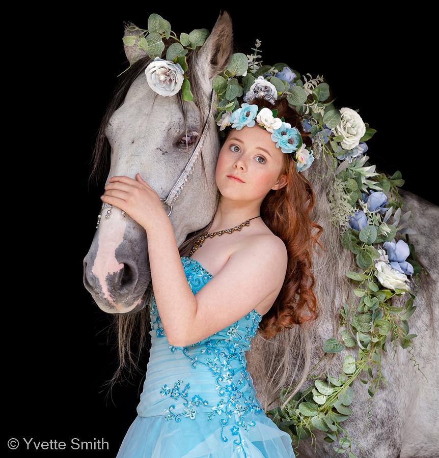 Lady in Blue by Yvette Smith