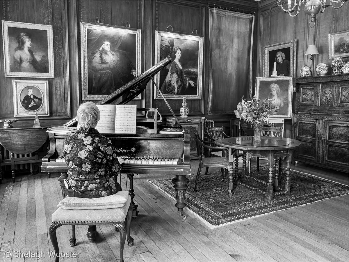 Gunby Hall Music Room by Shelagh Wooster