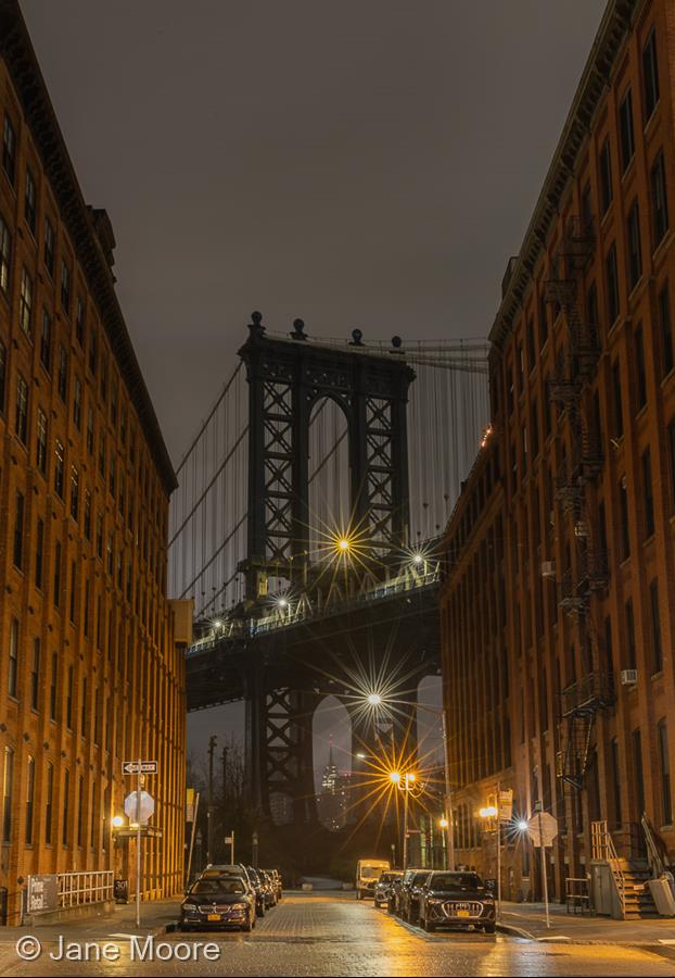 Manhattan Bridge by Jane Moore