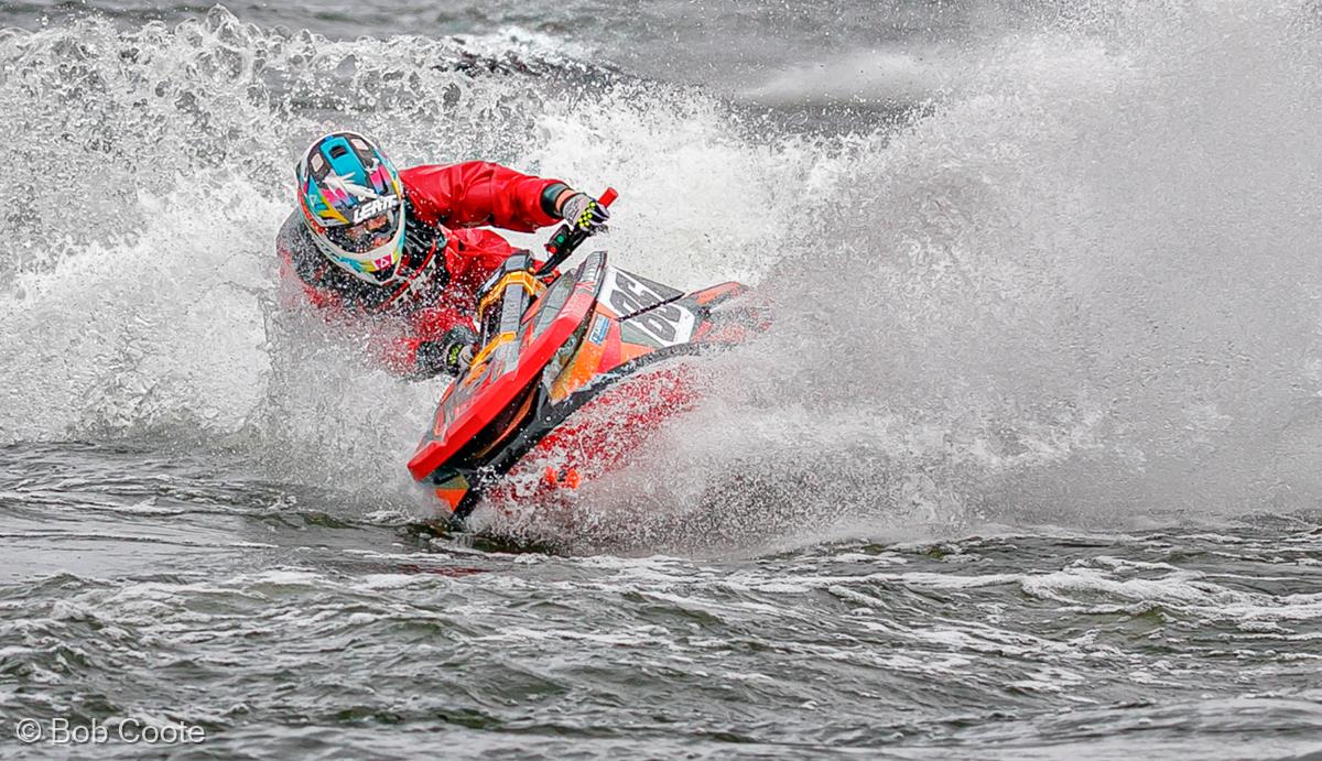 Jet Ski Cornering by Bob Coote