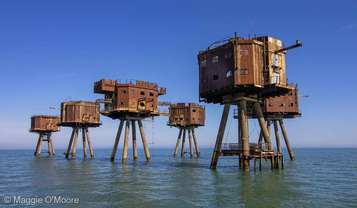 Alien March - Maunsell Forts by Maggie O'Moore